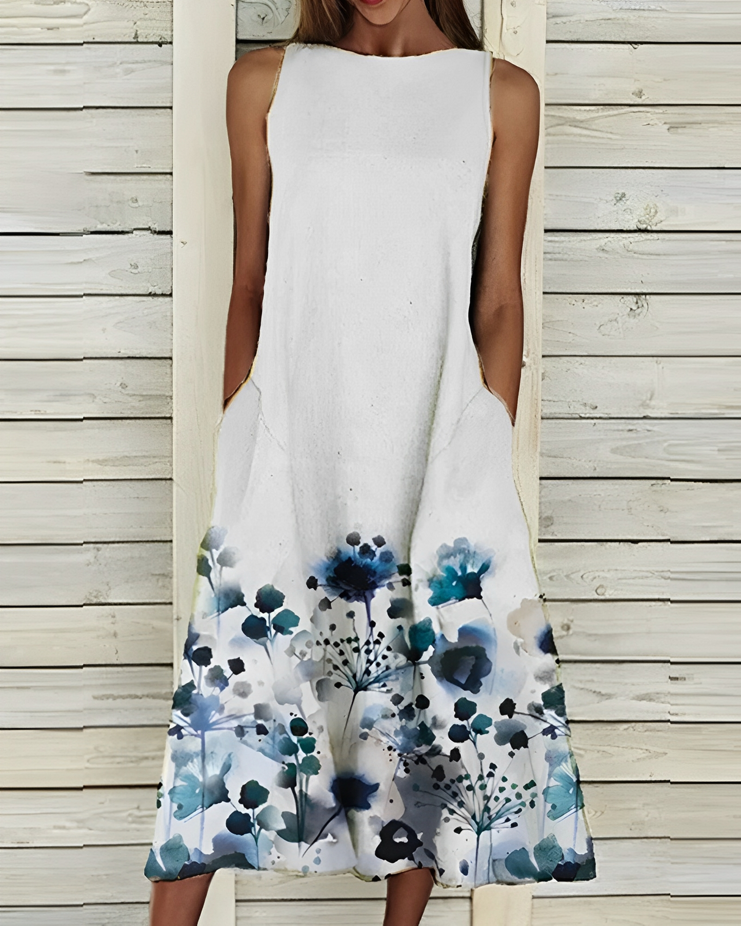 Marlene – Rochie midi cu model floral