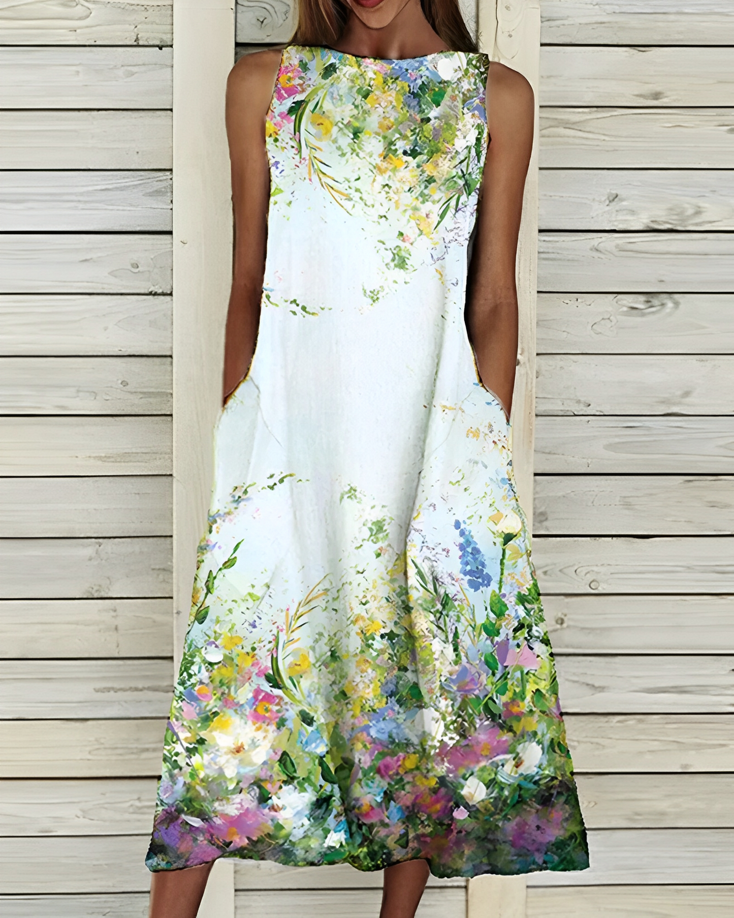 Marlene – Rochie midi cu model floral