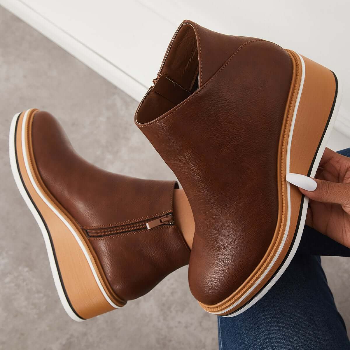 Danielle – Cizme stil platou