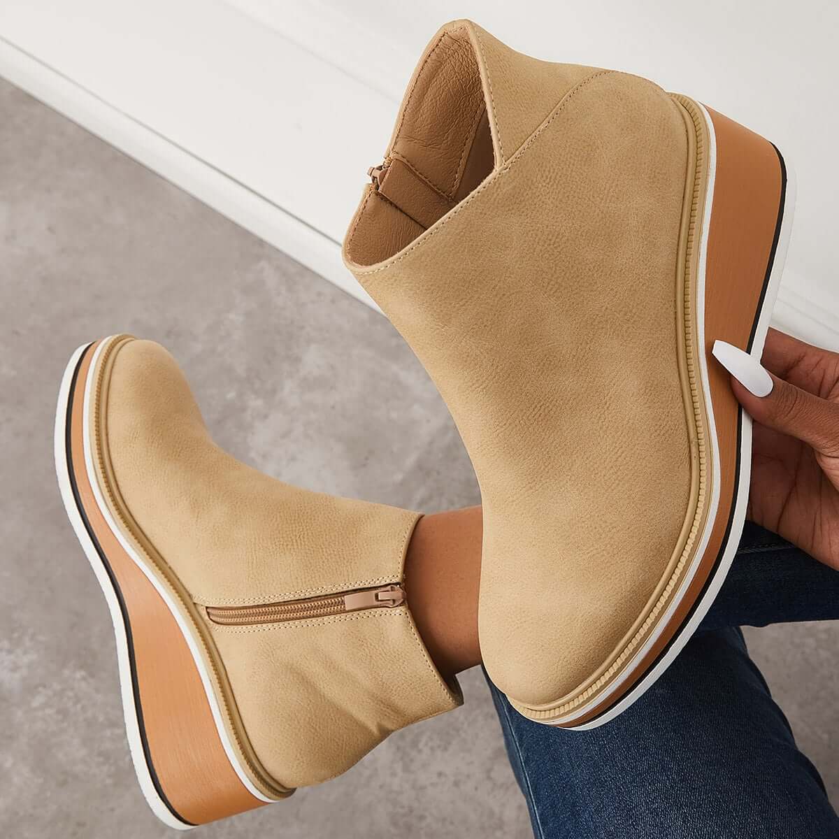 Danielle – Cizme stil platou