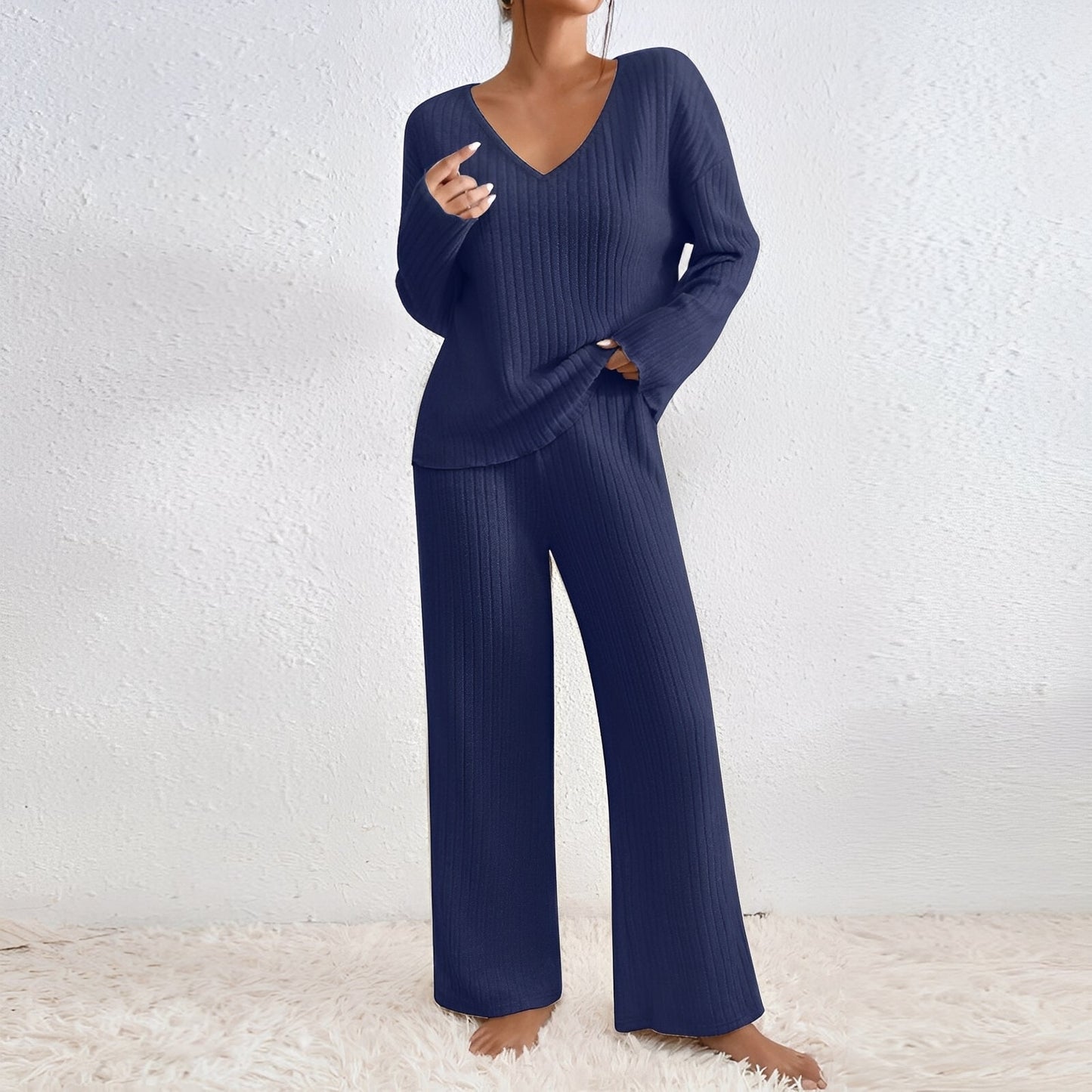 Michele - Set casual, din tricot, două piese, pentru femei