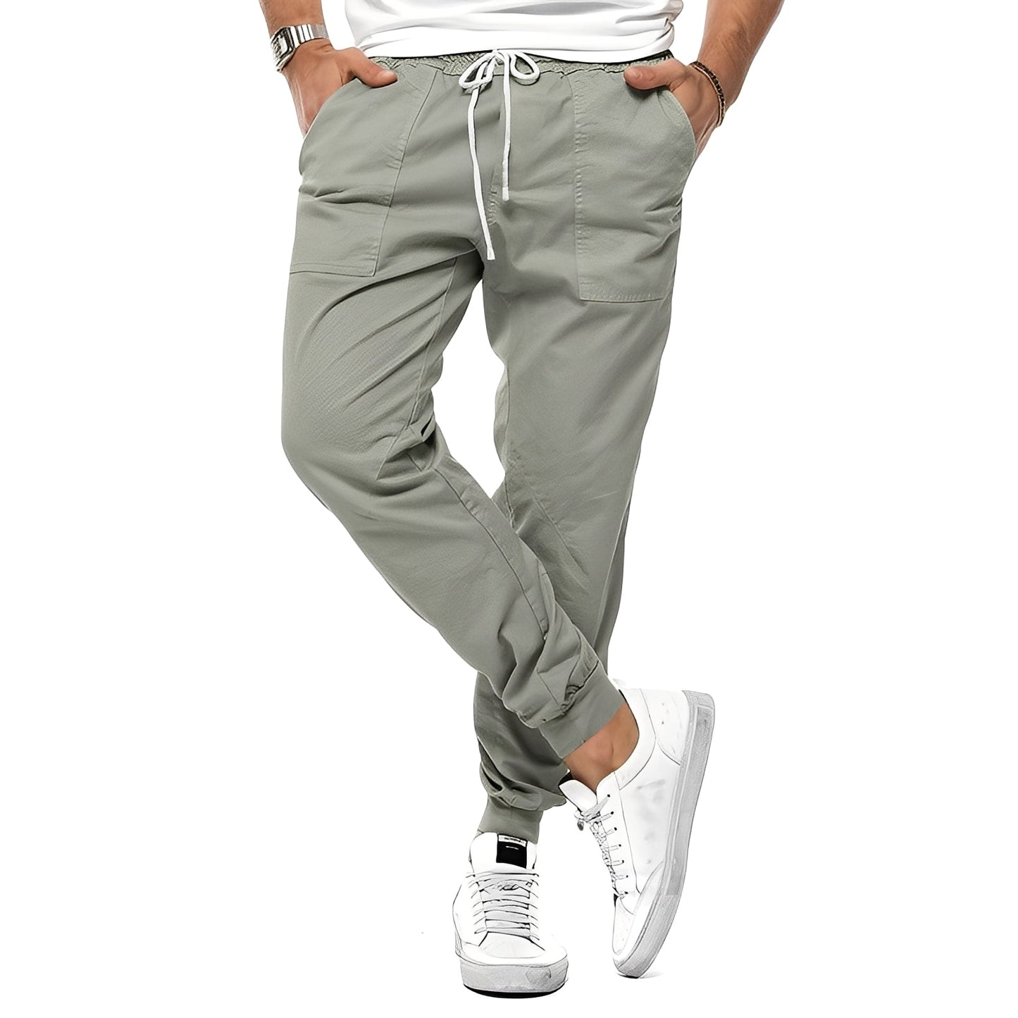 Cooper - Pantaloni sport la modă cu elasticitate pentru bărbați
