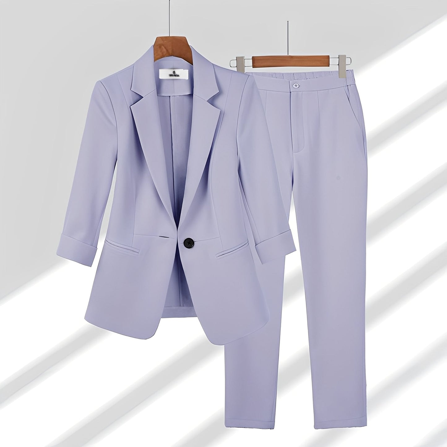 Andrea - Set elegant de sacou și pantaloni pentru doamne