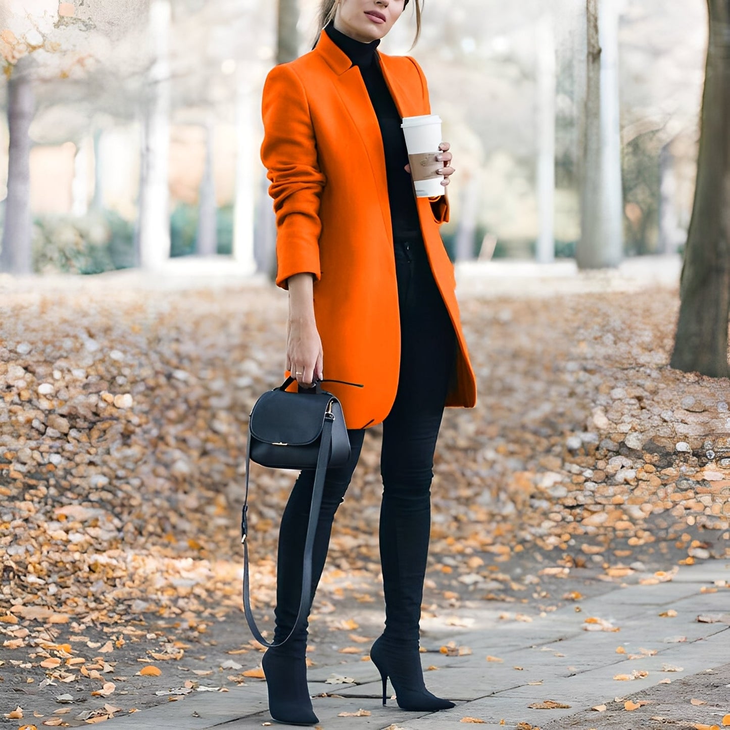 Jazmin - Blazer lejer și colorat din lână pentru femei