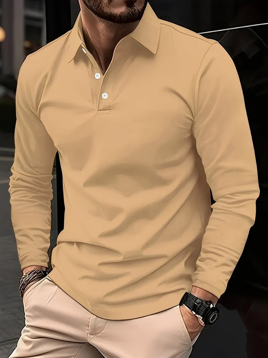 Burton - Polo clasic cu mâneci lungi pentru bărbați