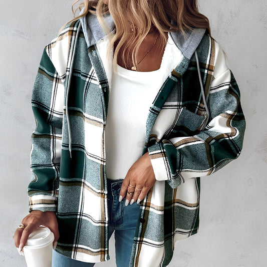 Briana - Jachetă comodă și lejeră cu glugă pentru femei