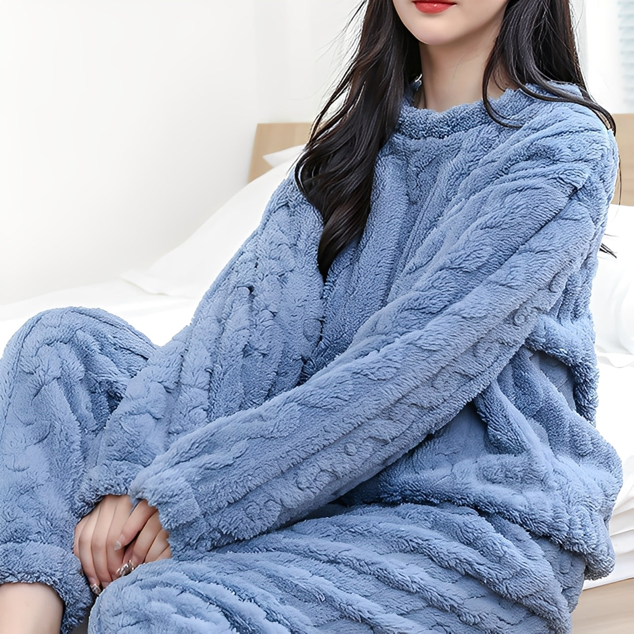 Kilie - Set din fleece practic și confortabil pentru femei
