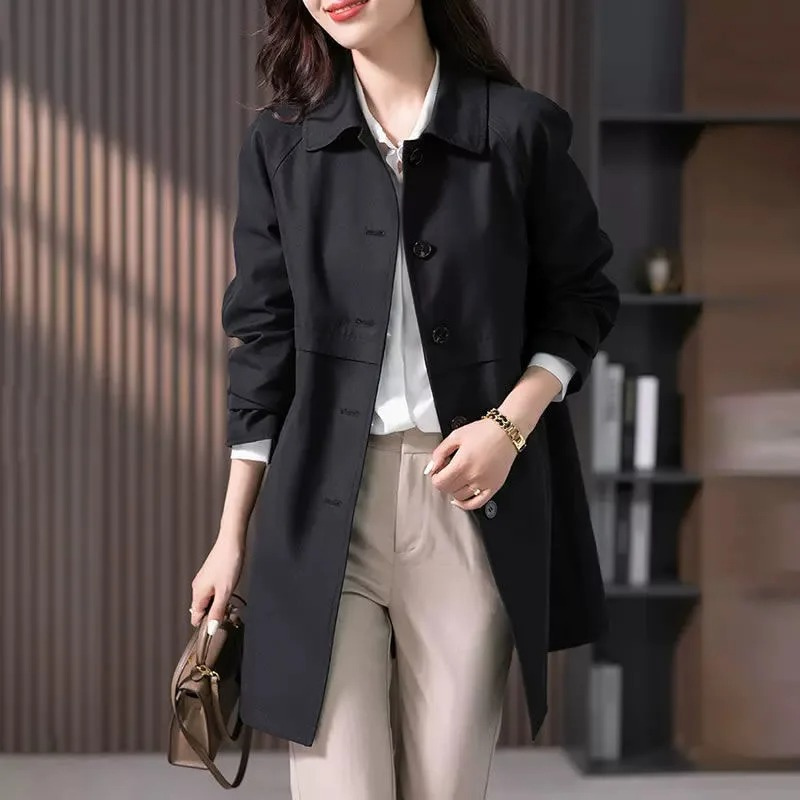 Elise – Trench scurt cu nasture