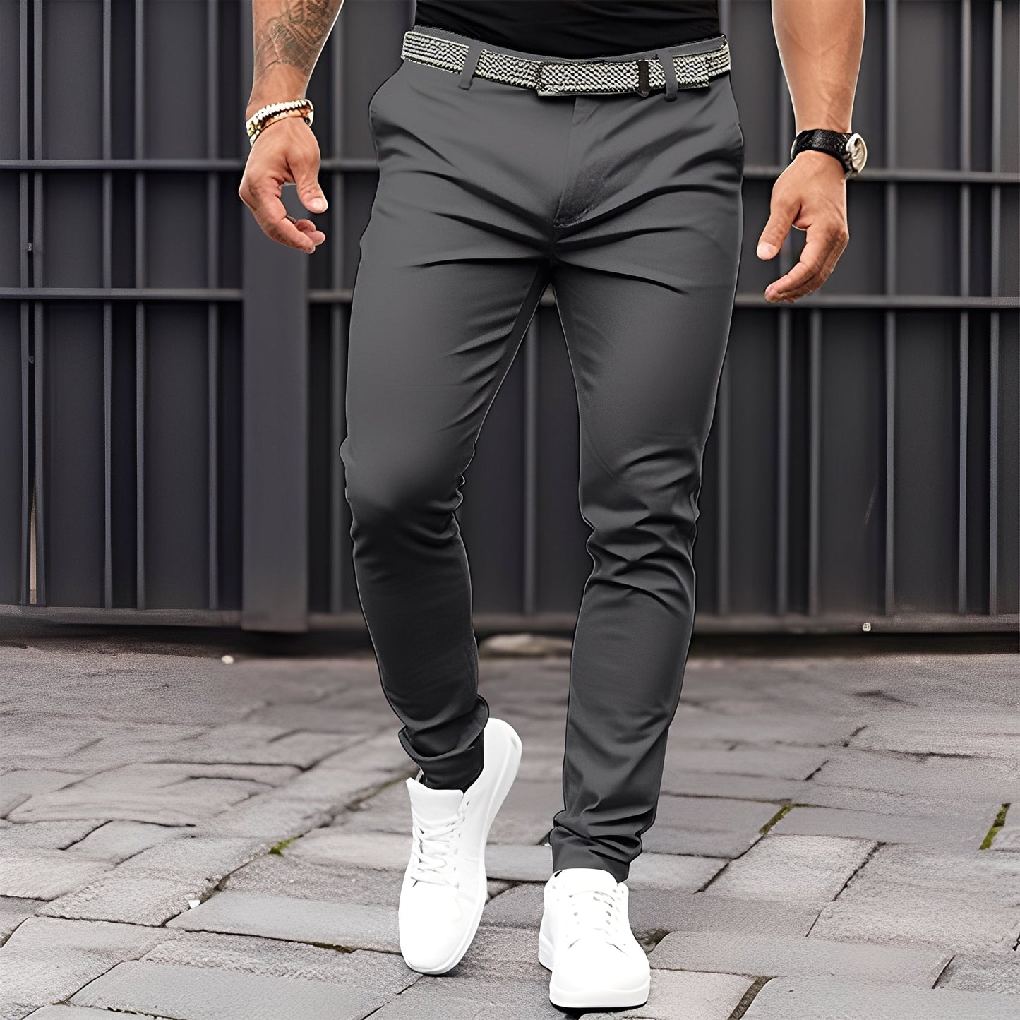 Raphael - Pantaloni casual înguști pentru bărbați