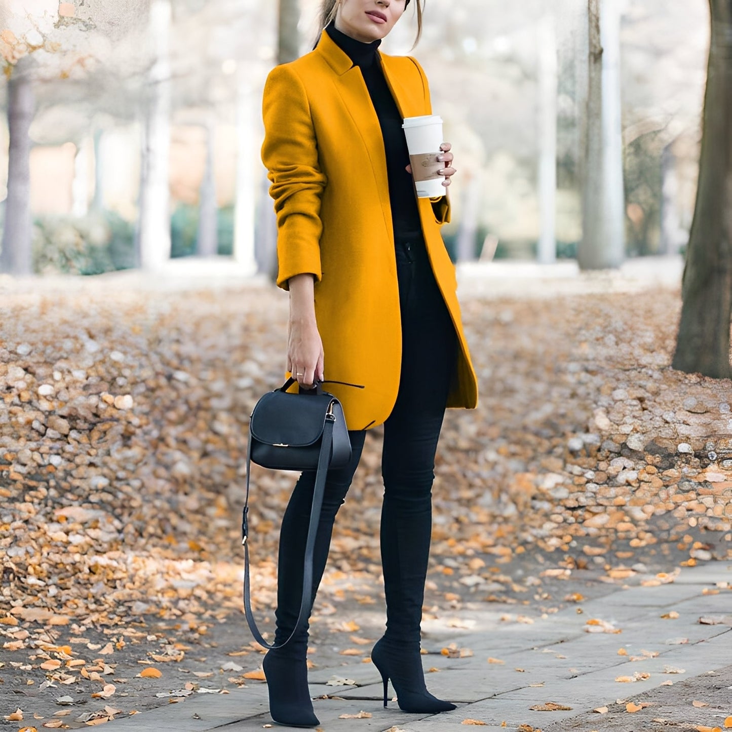 Jazmin - Blazer lejer și colorat din lână pentru femei