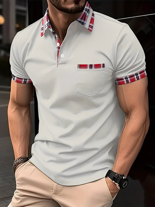 Ryker - Polo elegant pentru bărbați cu buzunar