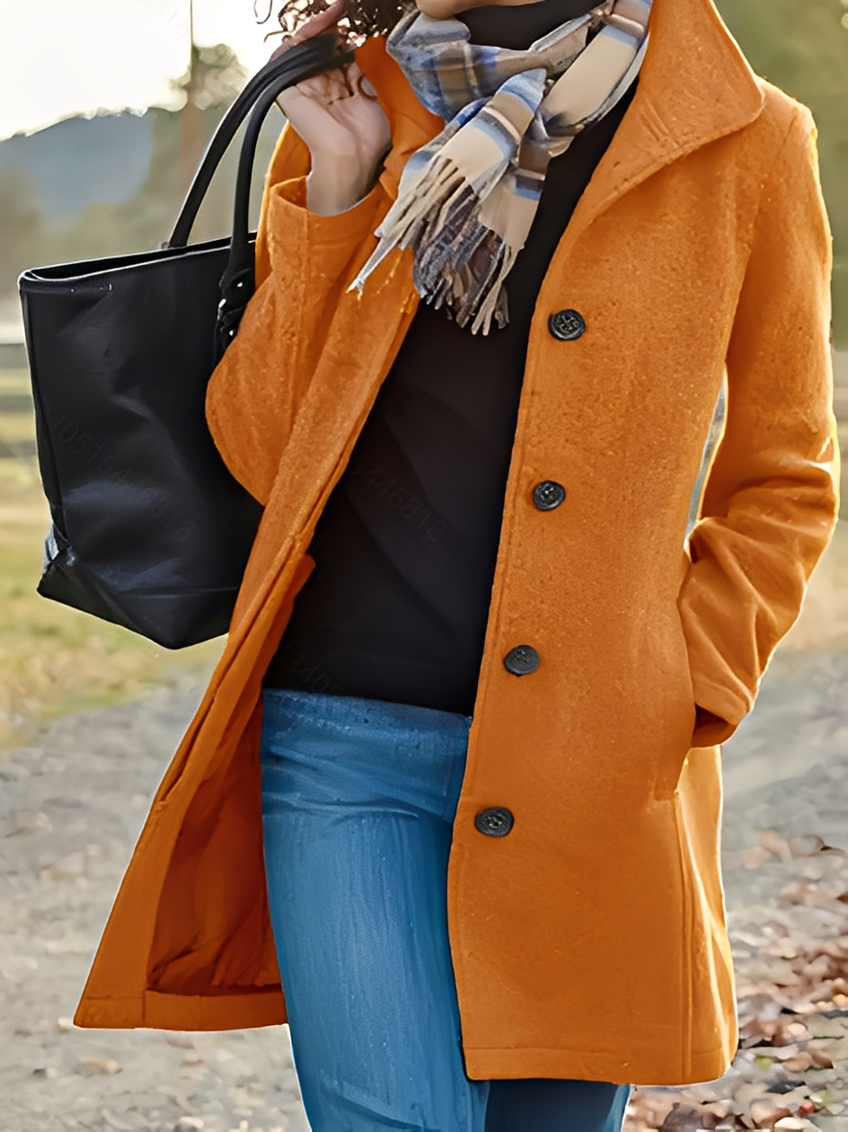 Jaclyn - Pelerină tweed modernă și adaptabilă pentru femei