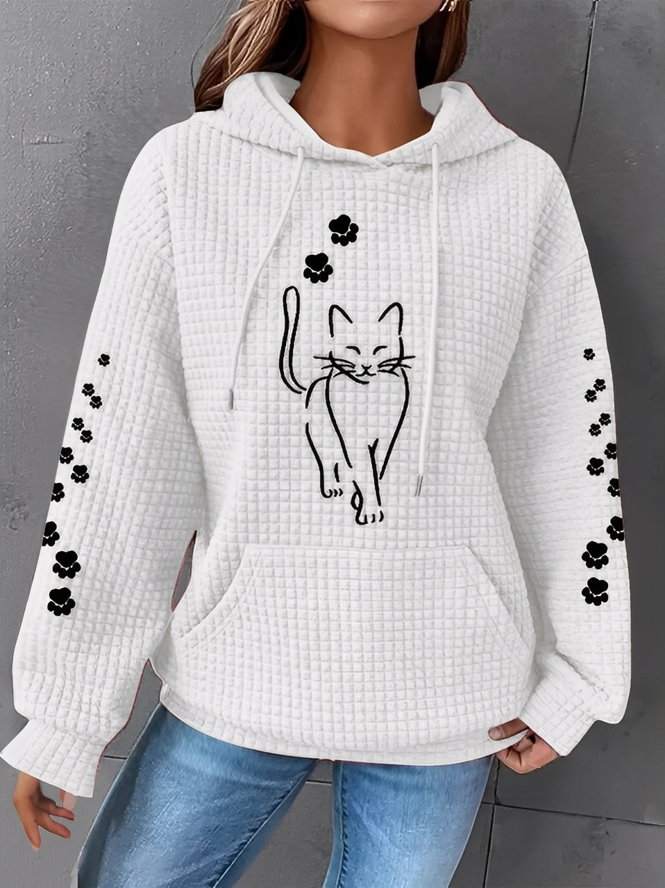 Berenice - Hanorac călduros cu glugă pentru femei