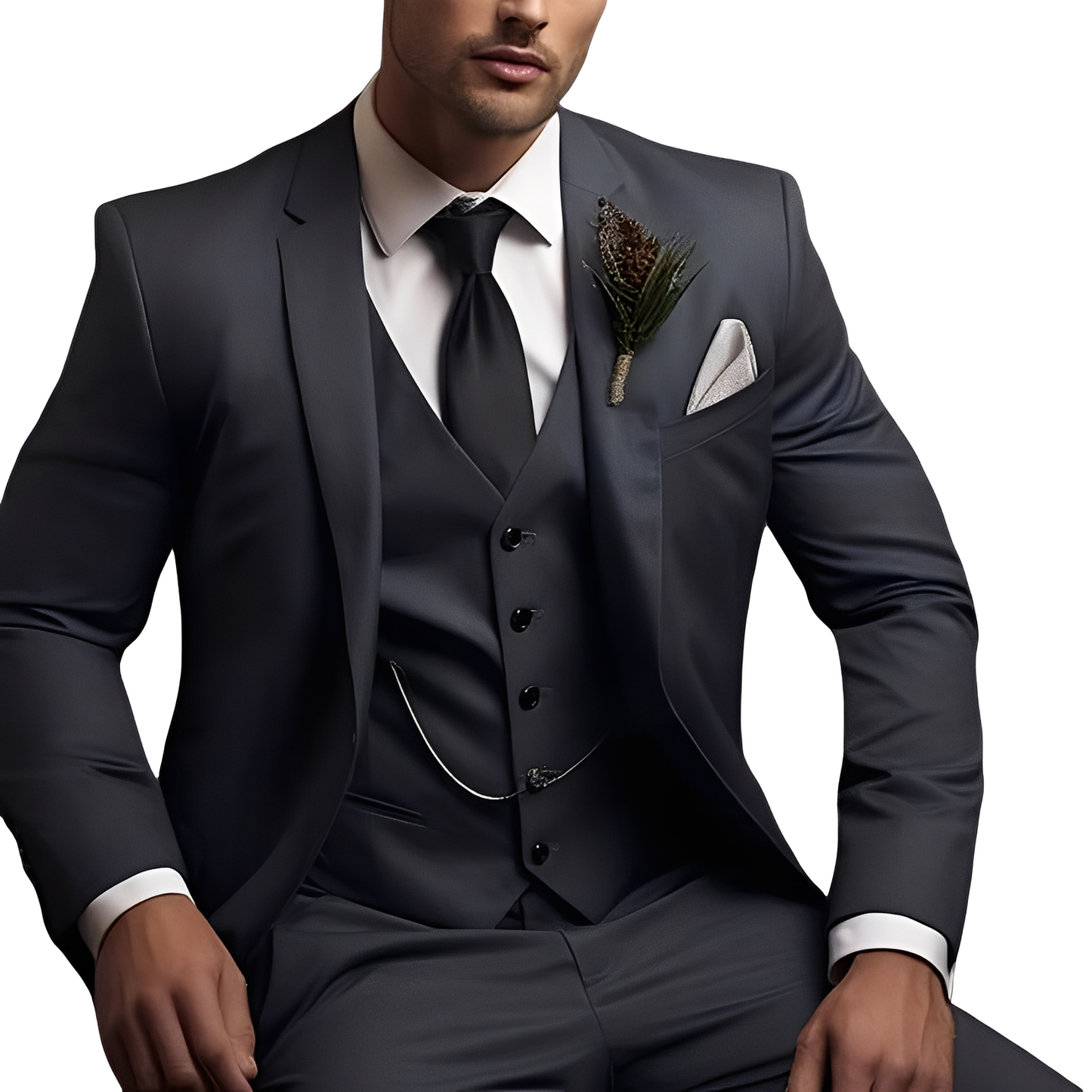 Austin - Costum elegant din 3 piese pentru bărbați