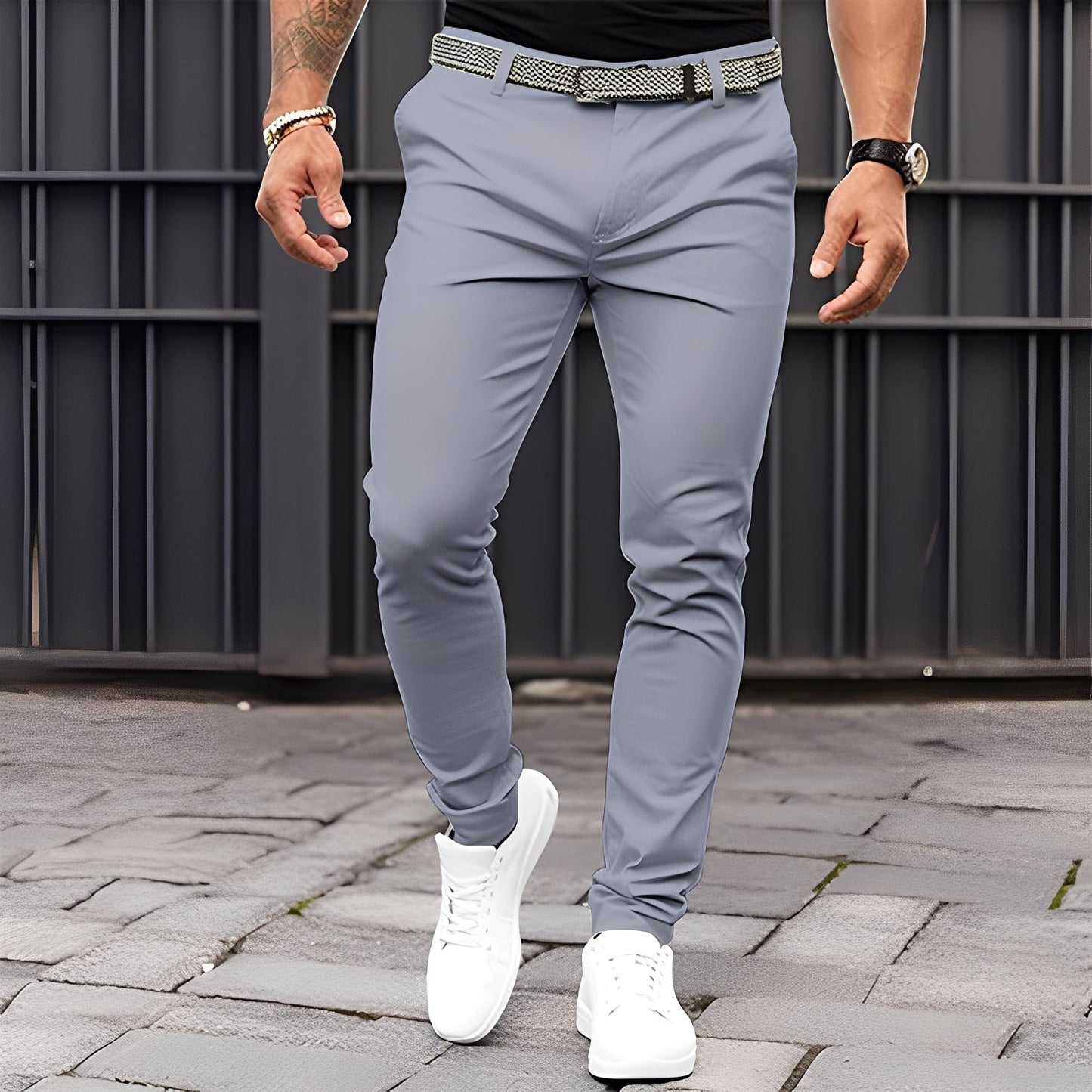 Raphael - Pantaloni casual înguști pentru bărbați