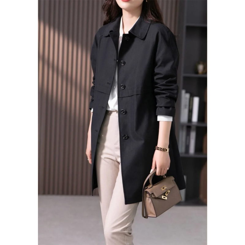 Elise – Trench scurt cu nasture