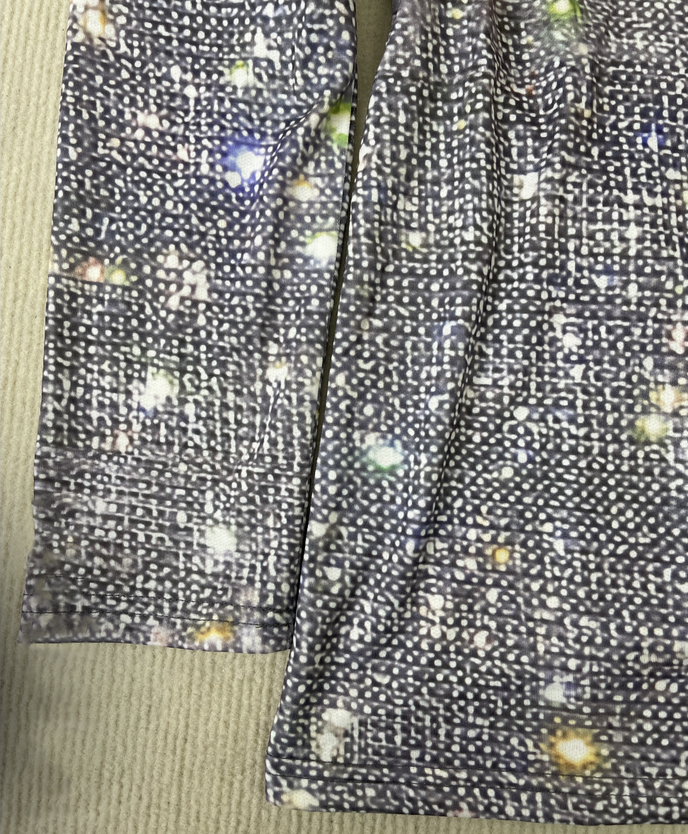 Elaina – Bluza sclipitoare cu mâneci lungi