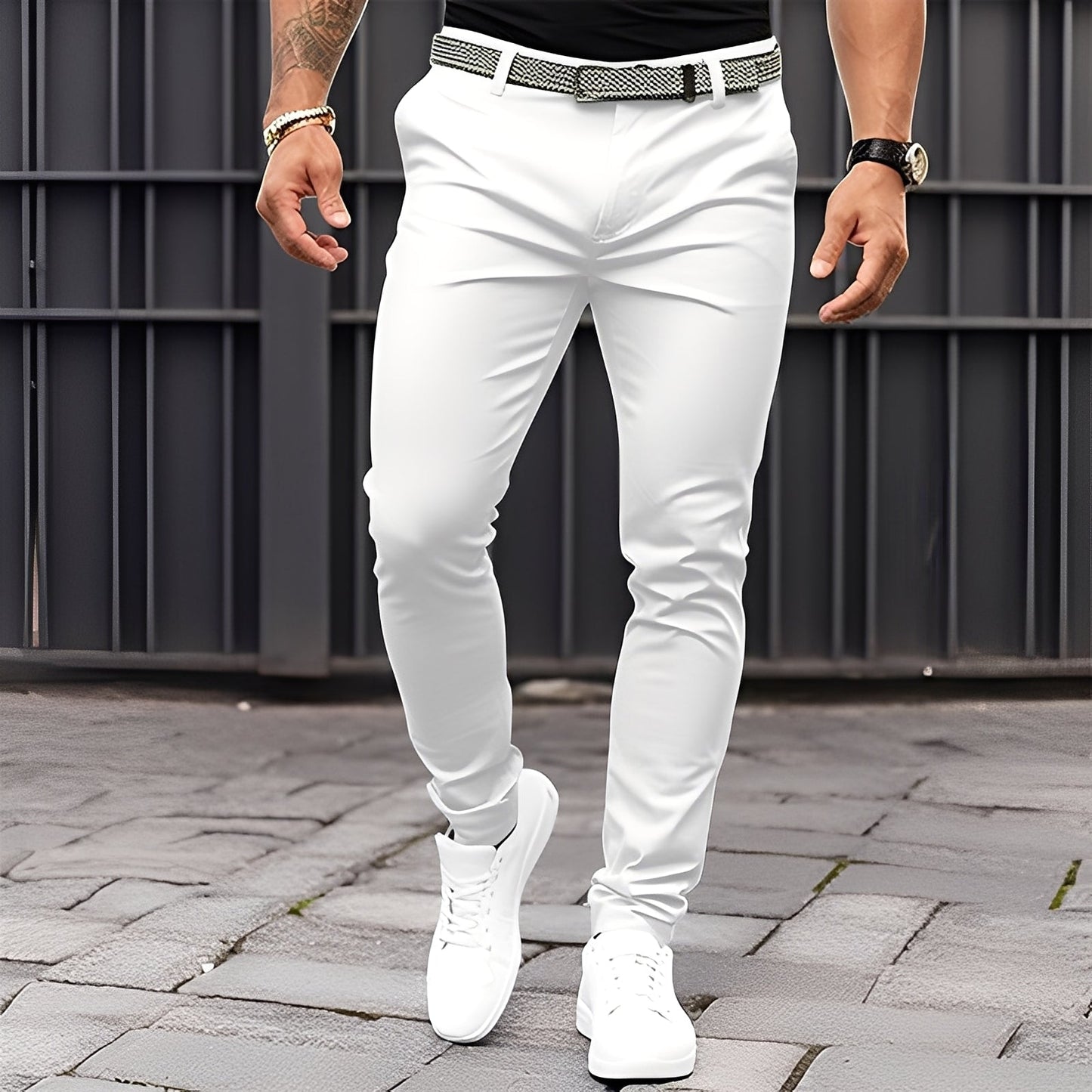 Raphael - Pantaloni casual înguști pentru bărbați