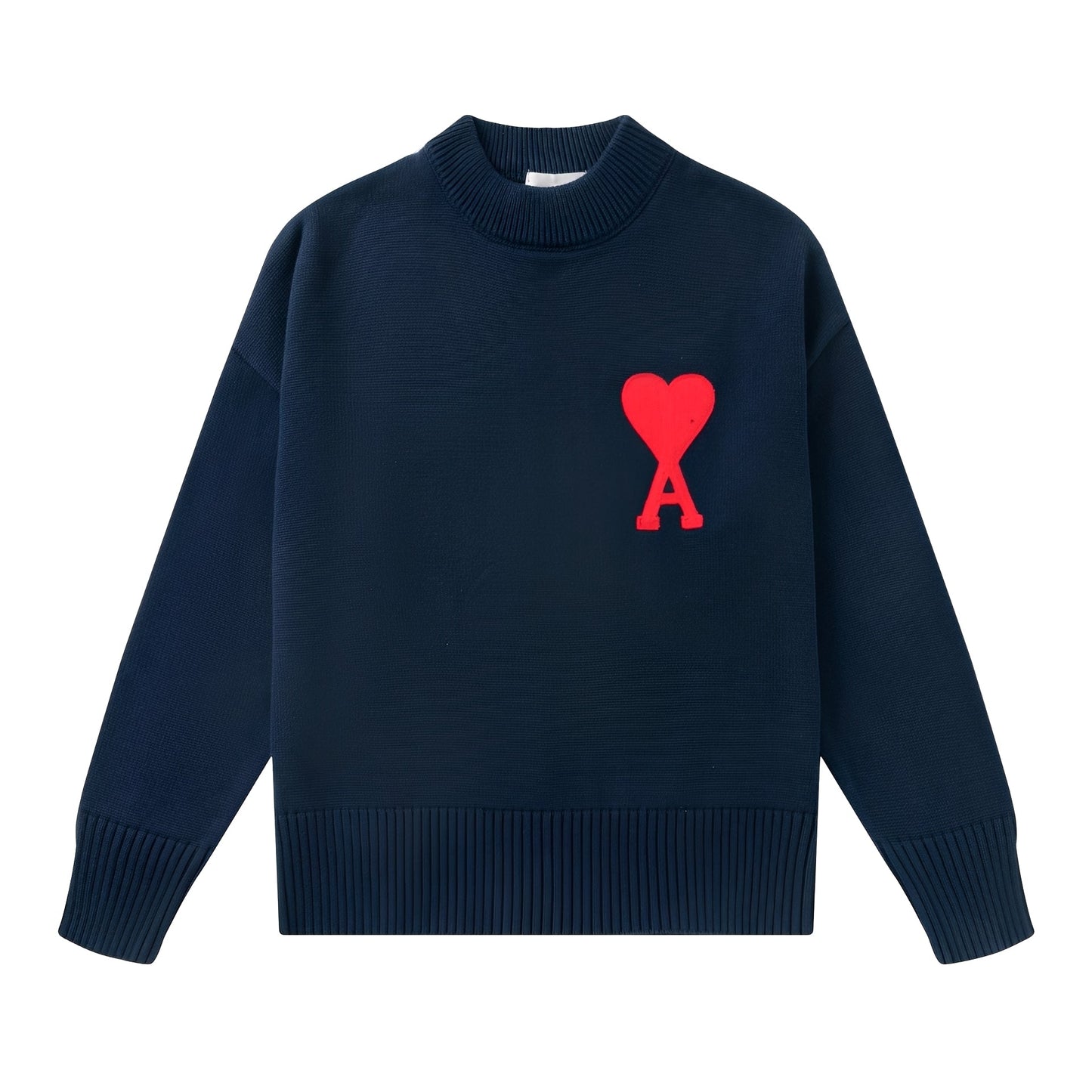 Darden - Pulover simplu cu broderie pentru bărbați