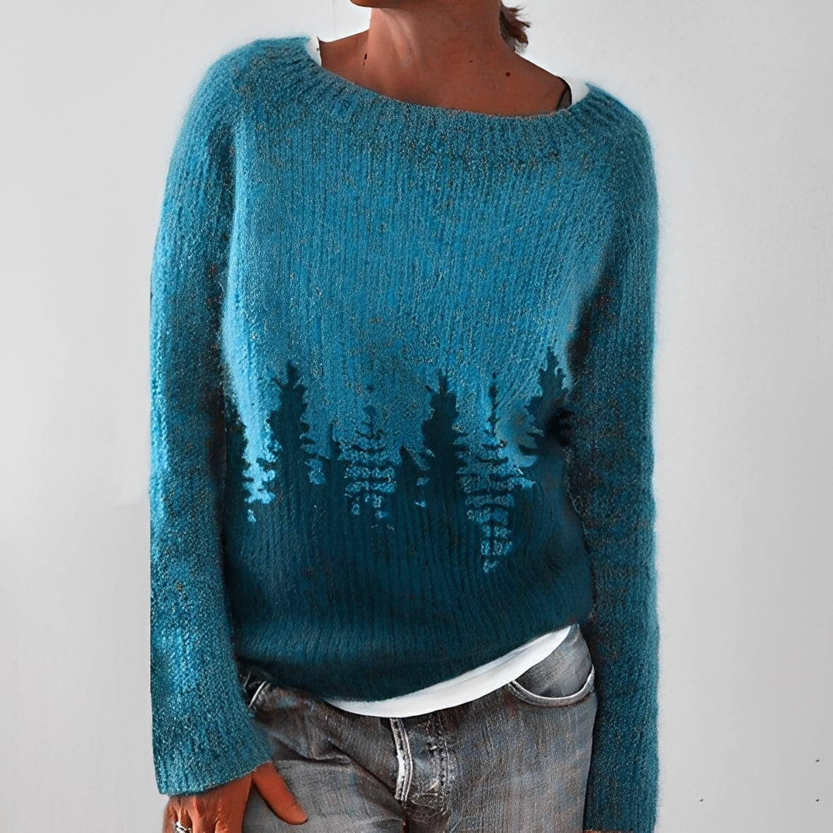 Christiana - Pulover femeiesc clasic cu model