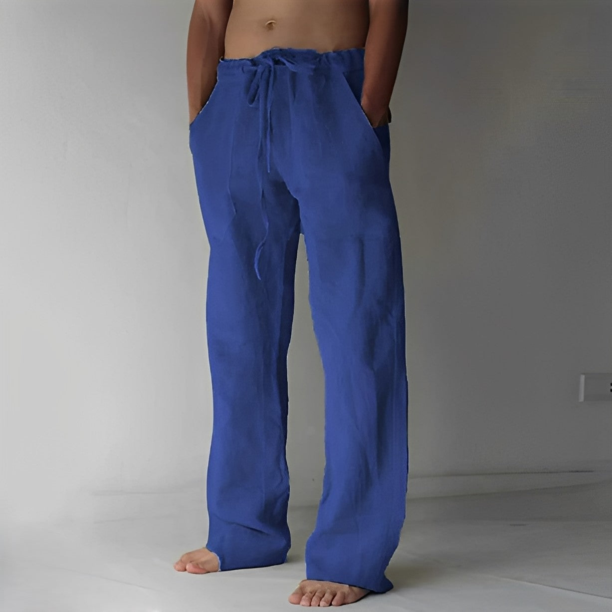 Martin - Pantaloni lejeri, din in, pentru bărbați