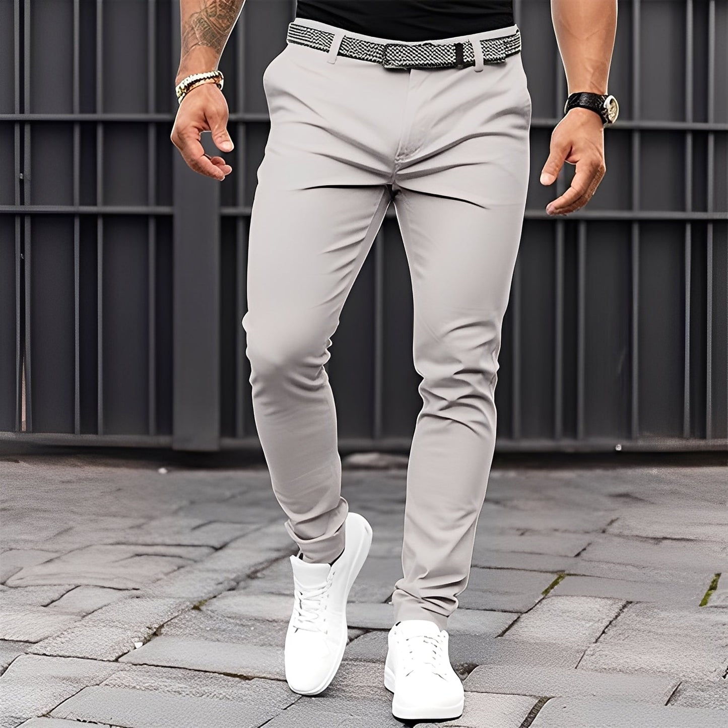 Raphael - Pantaloni casual înguști pentru bărbați