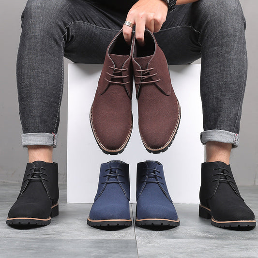 Alonzo - Încălțăminte elegantă din piele suede pentru bărbați