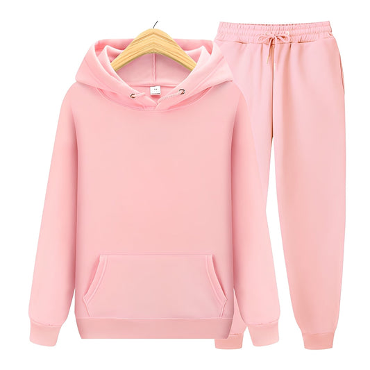 Aric - Set unisex confortabil format din hanorac și pantaloni
