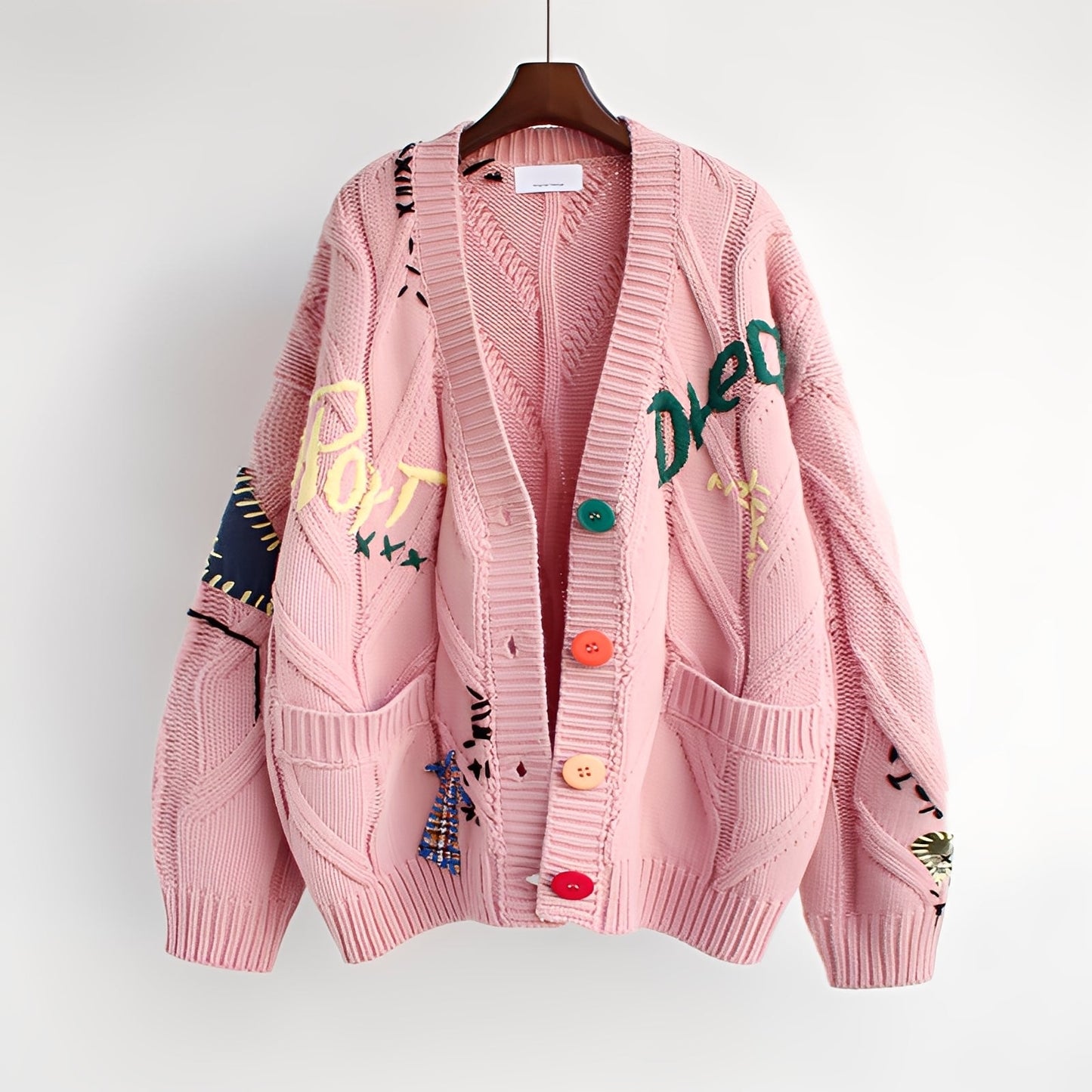 Chantelle - Cardigan cu stilou bestickat Strickjacke pentru femei