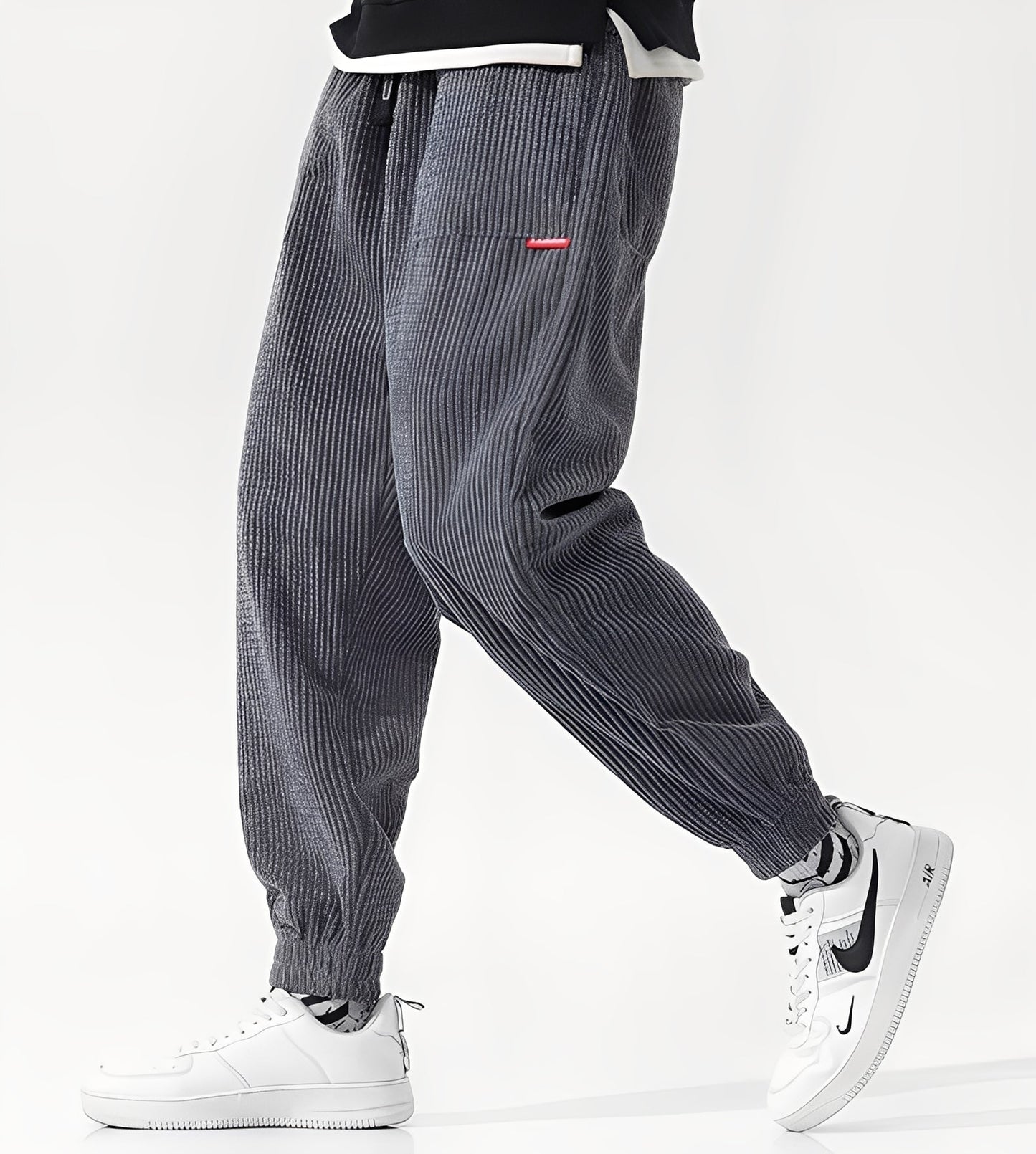Nicholas - Pantaloni de trening din cord, confortabili și eleganți pentru bărbați