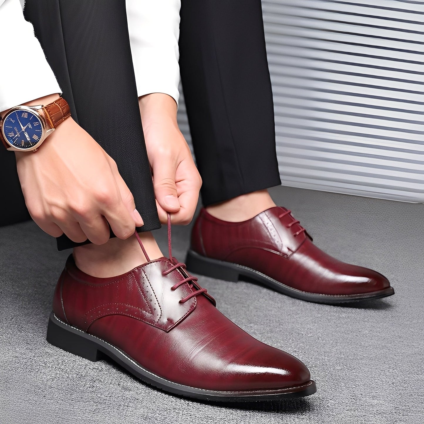 Kendrick - Pantofi eleganți clasici din piele pentru bărbați