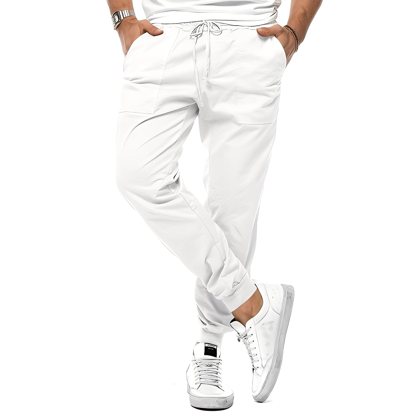 Cooper - Pantaloni sport la modă cu elasticitate pentru bărbați