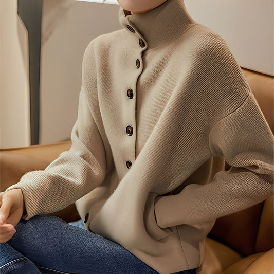 Evelynn - Pulover elegant din tricot cu guler înalt pentru femei