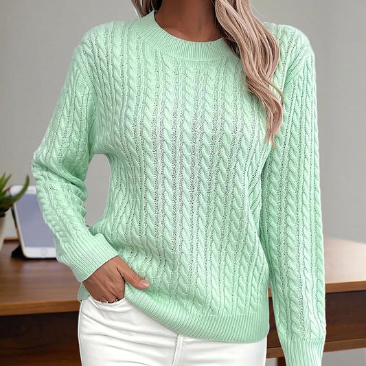 Adamina - Pulover elegant cu textură pentru femei