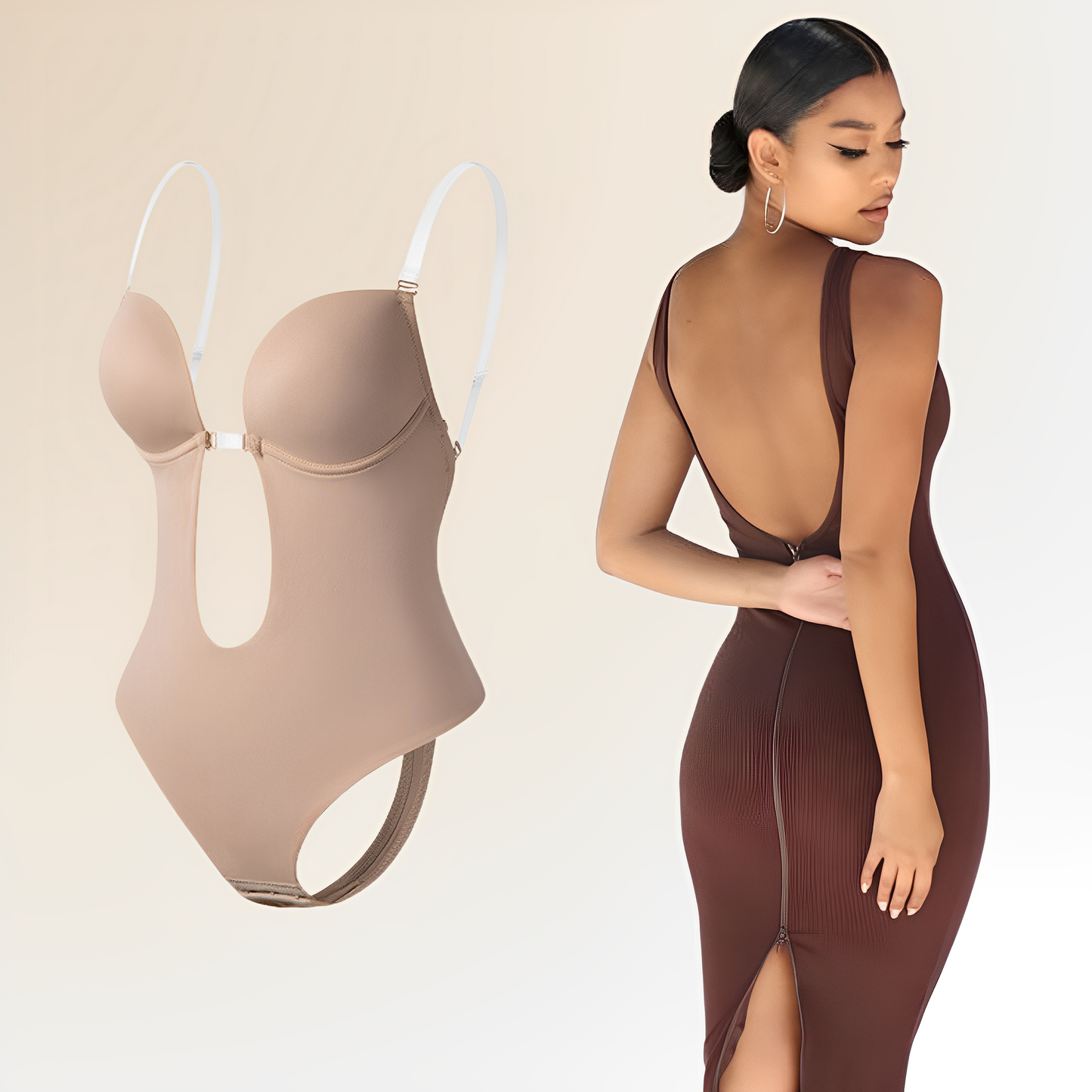 Nina – Bodysuit fără spate