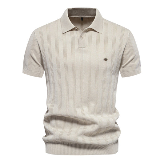 Bruce - Tricou polo lejer cu mâneci scurte pentru bărbați