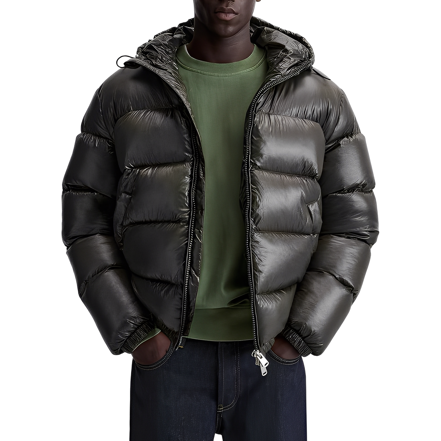 Micheal - Moderní pánská péřová bunda s kapucí