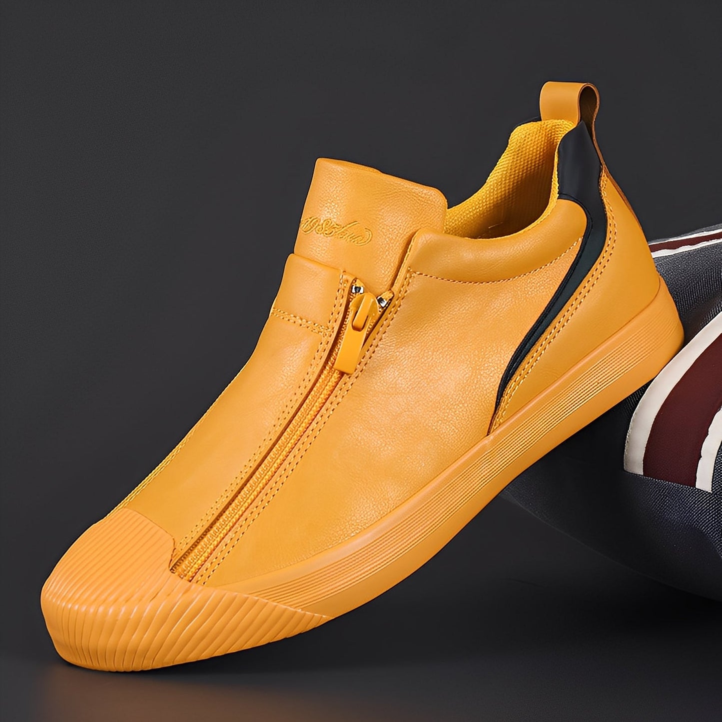 Nathan - Pantofi din piele cu fermoar pentru femei, eleganți