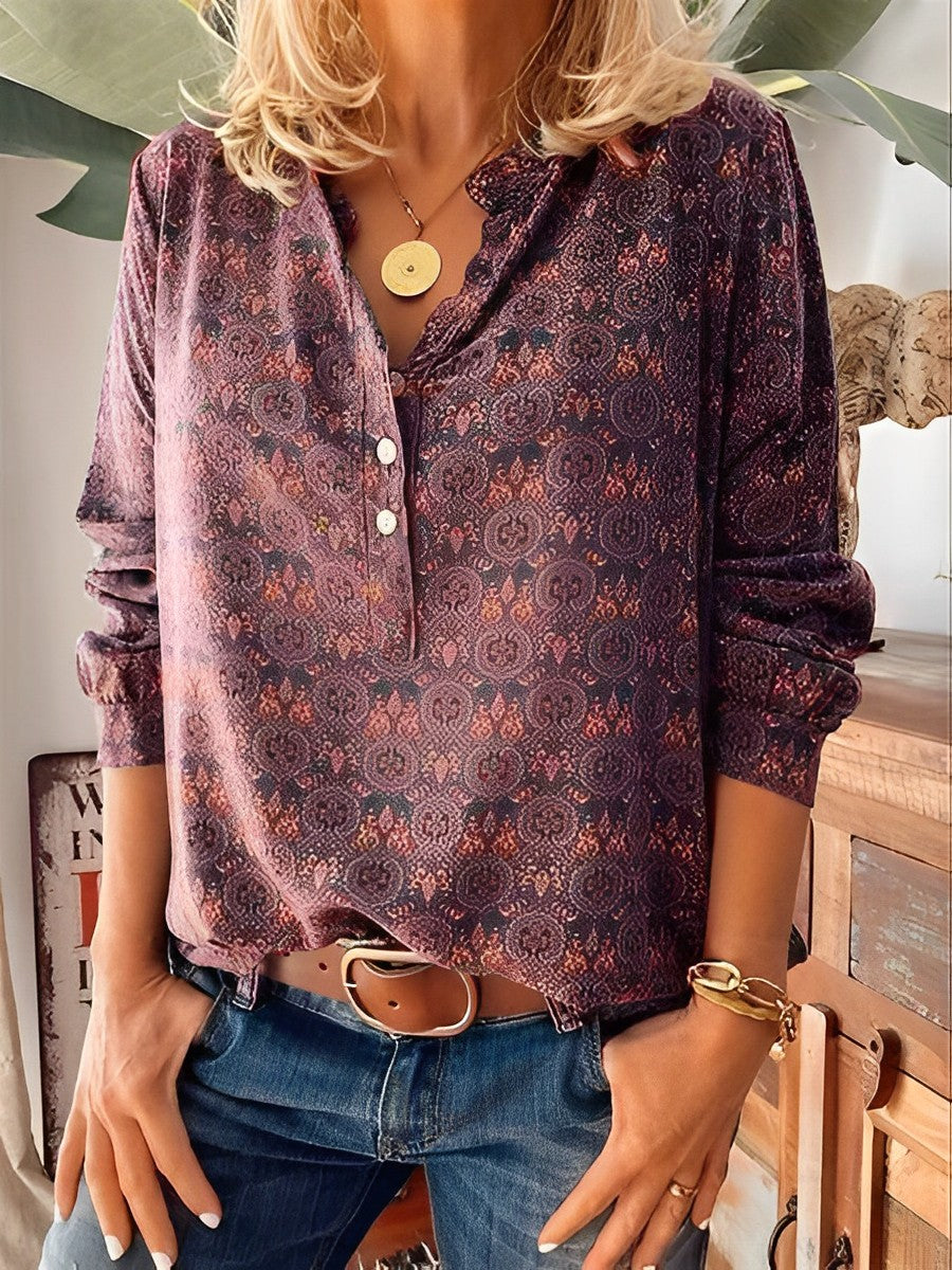 Adelinde – Top de vară vintage lejer