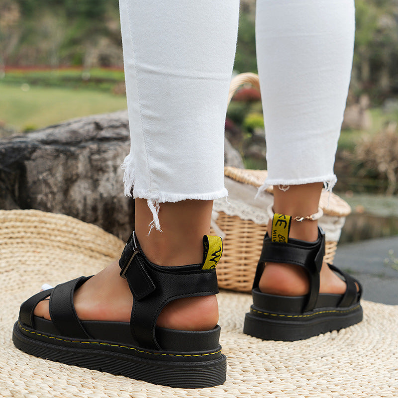 Laurelle - Sandale casual sportive cu cataramă pentru femei