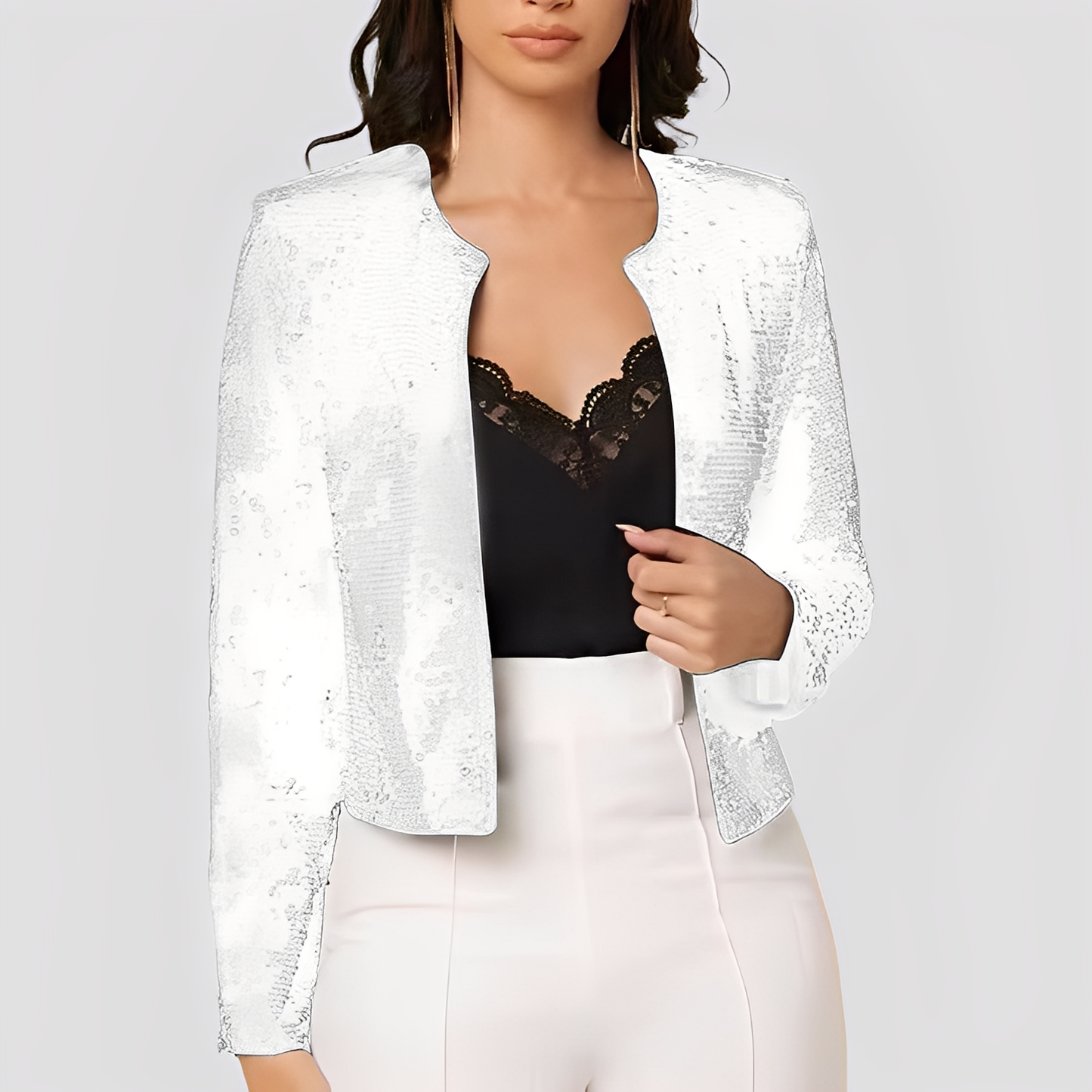 Shannen - Sacou elegant cu strălucire pentru femei