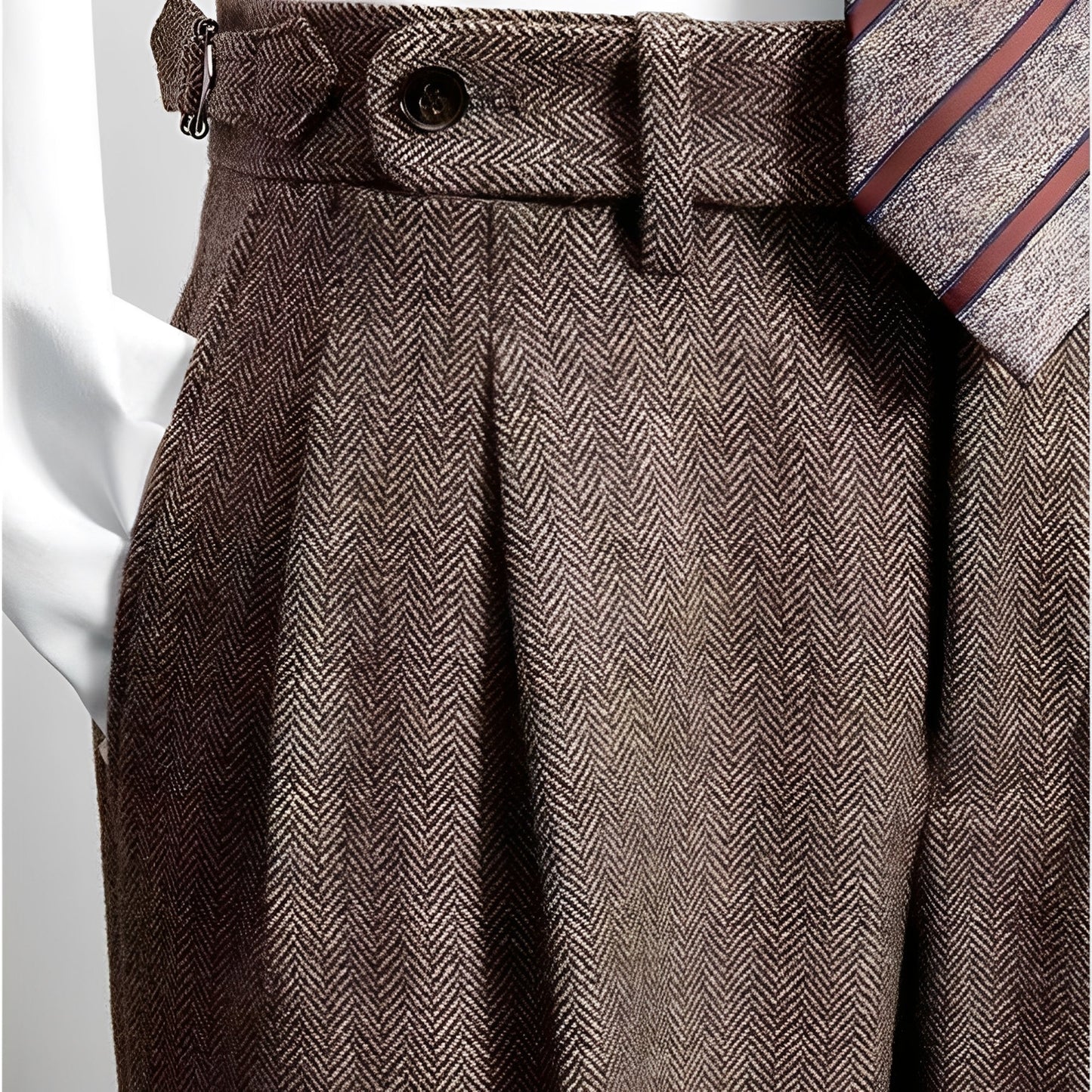 Bartosz – Pantaloni de ocazie Tweed pentru bărbați