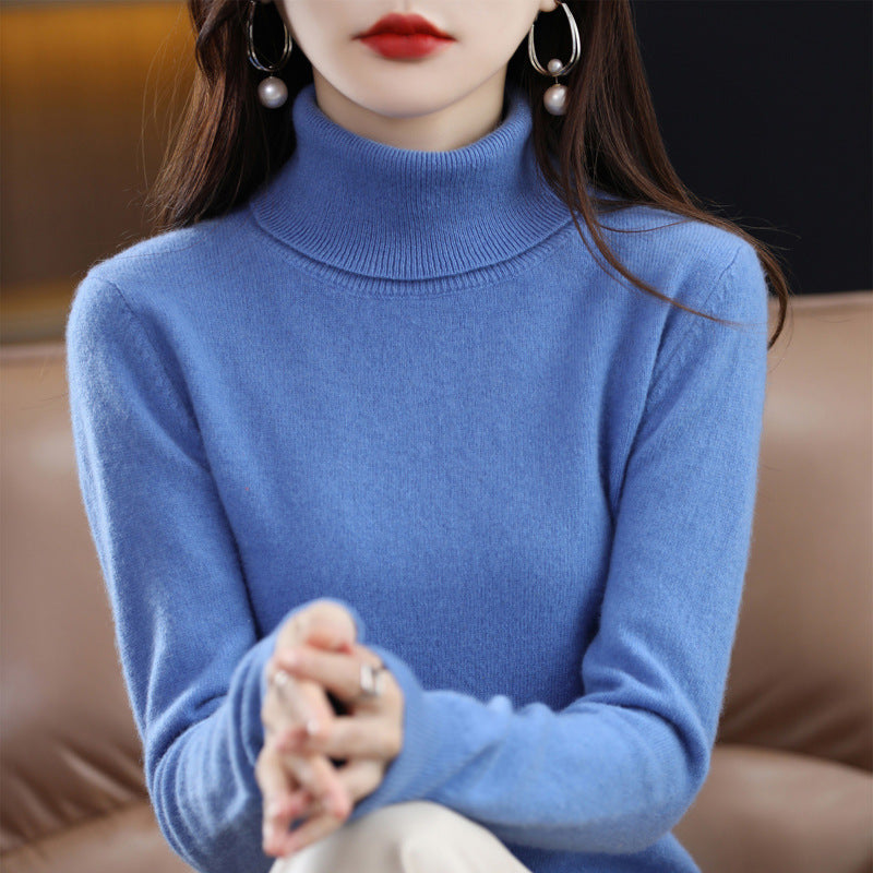 Veronica - Pulover cu guler înalt pentru femei
