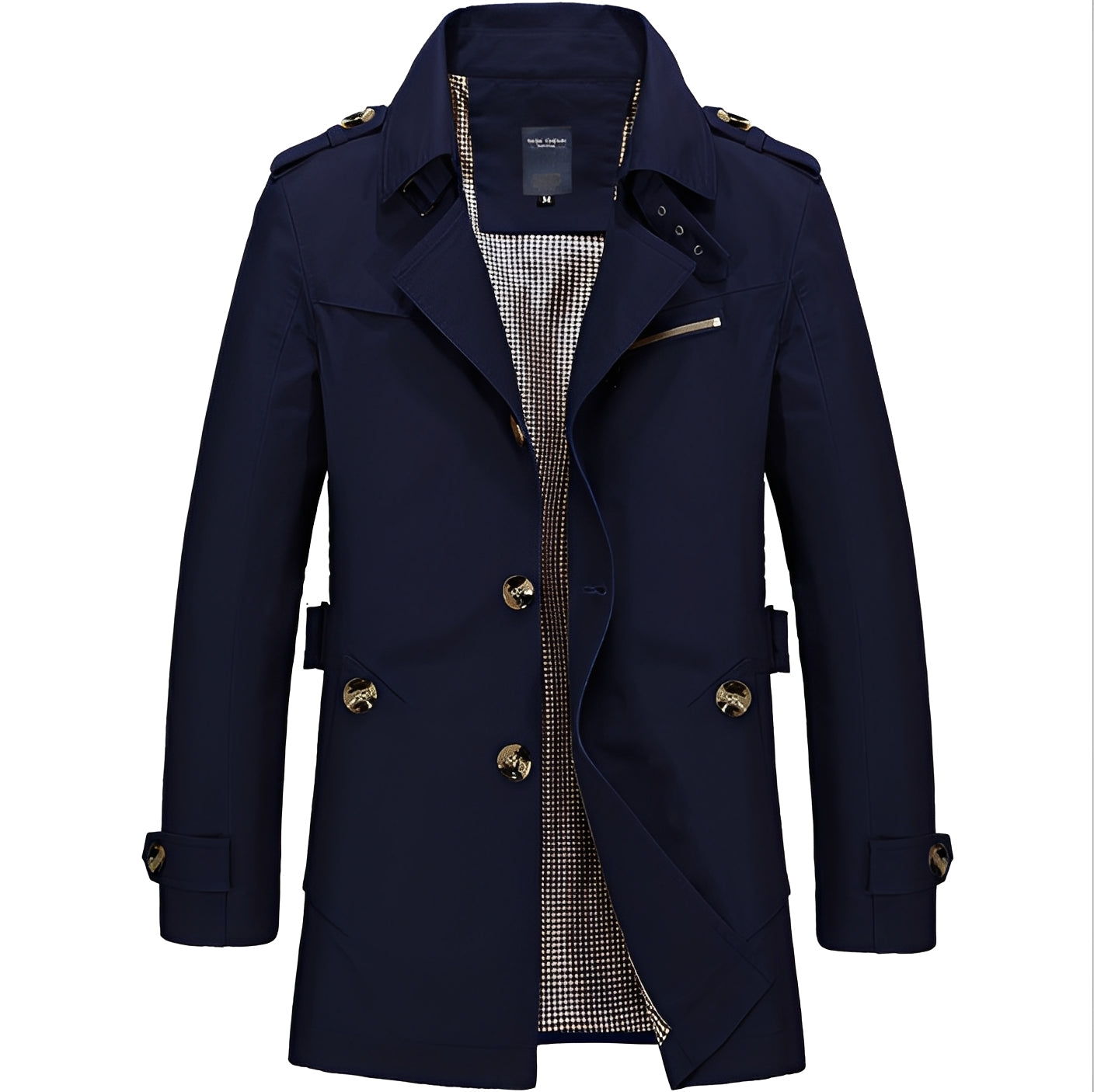 Kolton - Elegant Windbreaker-Trenchcoat pentru bărbați
