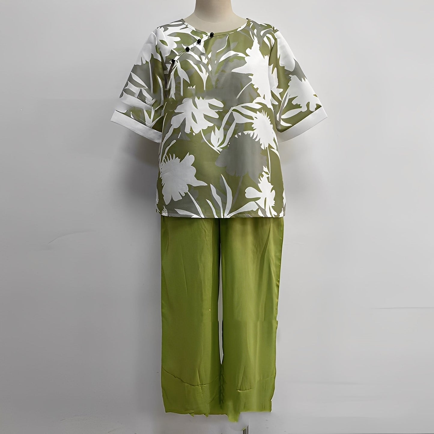 Hyacinthe - Set elegant pentru femei, cămașă și pantaloni redefiniți