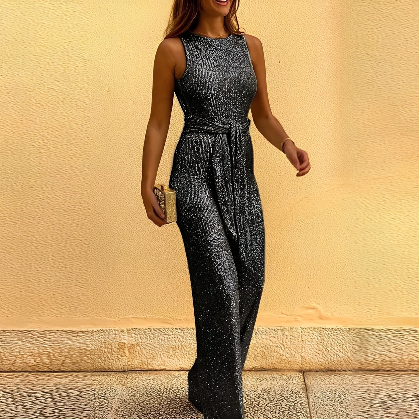 Victoria - Salopetă elegantă cu paiete pentru femei
