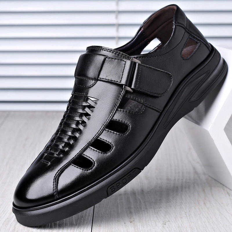 Nelson - Sandale elegante din piele deschisă pentru bărbați