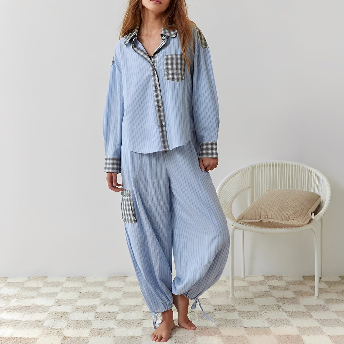 Elenora - Set de pijama confortabil și ușor din două piese pentru femei
