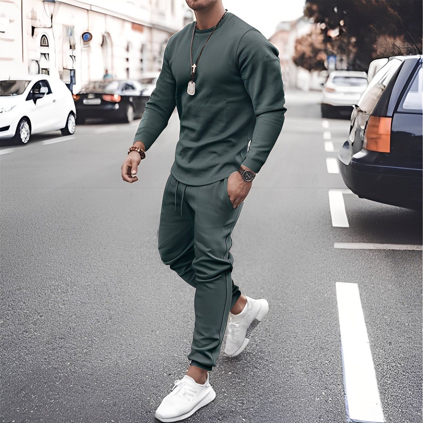 Dwayne - Set modern de trening masculin