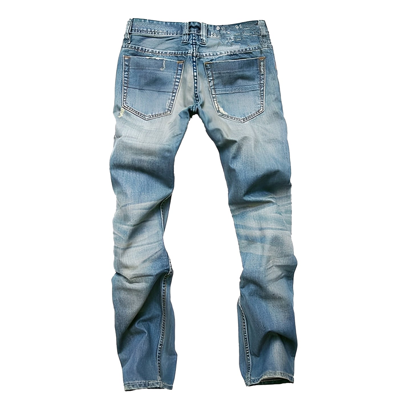 Kaleb - Jeans clasici cu Rips pentru bărbați